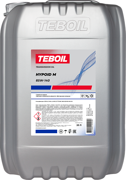 Трансмиссионное масло TEBOIL HYPOID M 85W-140